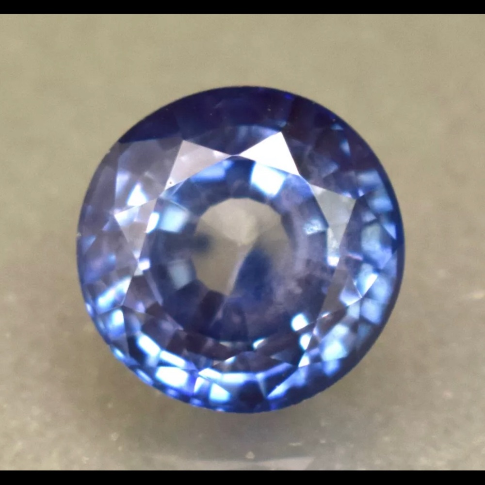 Natural Kashmir Blue Sapphire Royal Blue Round Cut 5.15 Ct